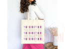 Custom Sorority Tote Bag Gift Rush Initiation Bid Day Big Little Gift Custom Name Sorority Gift College Tote Bag Personalized Gift For Her