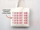 Custom Sorority Tote Bag Gift Rush Initiation Bid Day Big Little Gift Custom Name Sorority Gift College Tote Bag Personalized Gift For Her