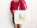 Custom Monogram Name Tote Bag Personalized Tote Bag Bridesmaid Gifts Bridal Party Custom Tote Bach Party Gift Customized Name Gift For Her