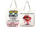 Customized Tote Bag Custom Logo Custom Text Tote Bag Bulk Custom Tote Bag Custom Tote Shopper Custom Gift For Her Personalized Company Logo