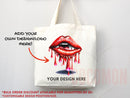 Customized Tote Bag Custom Logo Custom Text Tote Bag Bulk Custom Tote Bag Custom Tote Shopper Custom Gift For Her Personalized Company Logo