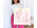 Custom Sorority Tote Bag Gift Rush Initiation Bid Day Big Little Gift Custom Name Sorority Gift College Tote Bag Personalized Gift For Her