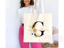 Custom Monogram Name Tote Bag Personalized Tote Bag Bridesmaid Gifts Bridal Party Custom Tote Bach Party Gift Customized Name Gift For Her