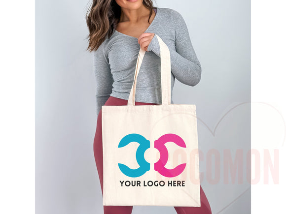 Customized Tote Bag Custom Logo Custom Text Tote Bag Bulk Custom Tote Bag Custom Tote Shopper Custom Gift For Her Personalized Company Logo