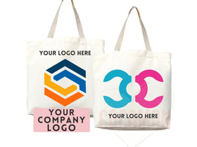 Custom Logo Tote Bag — Upload Your Design (051)