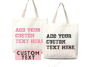 Personalized Bag Tote Thank You Bag Custom Tote Shopper Thank You Bag Custom Gift For Her Personalized Gift For Her Reusable Bag Grocery Bag