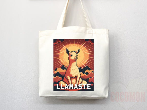 Yoga Canvas Tote Bag Fun Yoga Lover Gift for Yoga Tote Bag Everyday Tote Eco Friendly Aesthetic Tote Shopper Reusable Grocery Bag Cute Bag