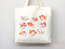 Goldfish Canvas Tote Bag Goldfish Lover Gift Tote Bag Everyday Tote Eco Friendly Aesthetic Tote Shopper Reusable Grocery Bag Cute Bag Animal