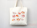Goldfish Canvas Tote Bag Goldfish Lover Gift Tote Bag Everyday Tote Eco Friendly Aesthetic Tote Shopper Reusable Grocery Bag Cute Bag Animal