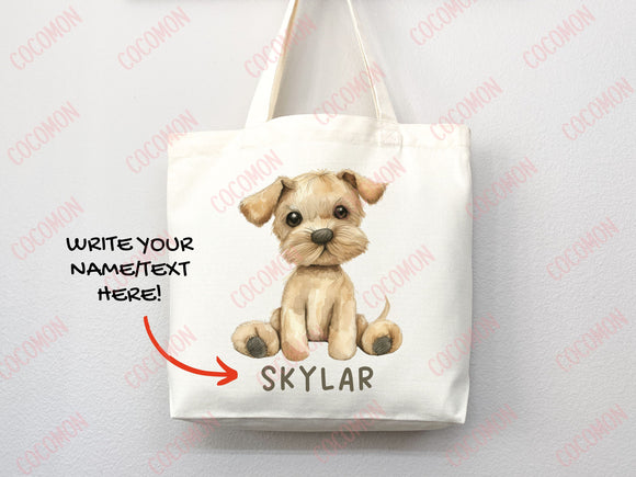 Personalized Name Tote Bag Barn Animal Gift Daycare Diaper Bag Custom Name Tote Customized Name Back to School Bag for Kids Bag Kindergarten