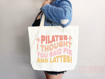 Yoga Canvas Tote Bag Fun Yoga Lover Gift for Yoga Tote Bag Everyday Tote Eco Friendly Aesthetic Tote Shopper Reusable Grocery Bag Cute Bag