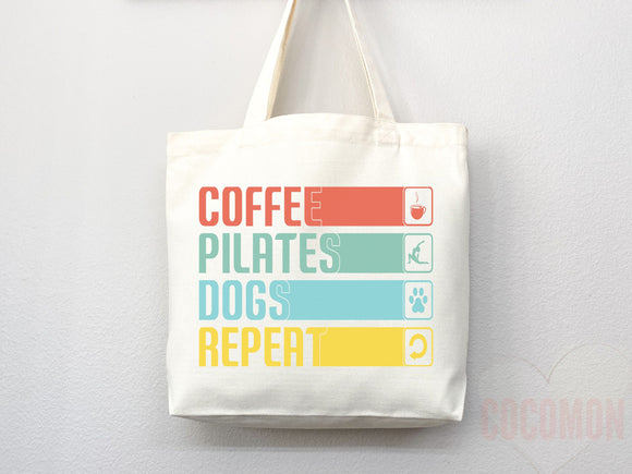 Yoga Canvas Tote Bag Fun Yoga Lover Gift for Yoga Tote Bag Everyday Tote Eco Friendly Aesthetic Tote Shopper Reusable Grocery Bag Cute Bag