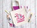 Personalized Name Tote Bag Unicorn Gift Custom Name Tote Bag Custom Tote Library Bag Custom Name Gift For Her Kids Bag School Bag For Kids