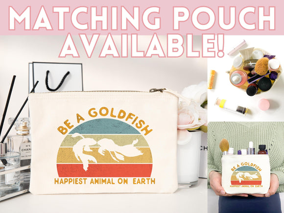 Goldfish Canvas Tote Bag Goldfish Lover Gift Tote Bag Everyday Tote Eco Friendly Aesthetic Tote Shopper Reusable Grocery Bag Cute Bag Animal