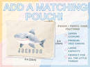Custom Name Tote Bag Kids Sea life Shark Dolphin Turtle Gift Daycare Diaper Bag Personalized Name Back to School Bag for Kids Kindergarten