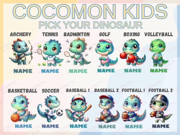 Dinosaur Personalized Name Tote Bag Kids Cute Gift Daycare Diaper Bag Library Custom Name Tote Back to School Bag for Kids Kindergarten