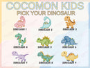 Dinosaur Personalized Name Tote Bag Kids Cute Gift Daycare Diaper Bag Library Custom Name Tote Back to School Bag for Kids Kindergarten