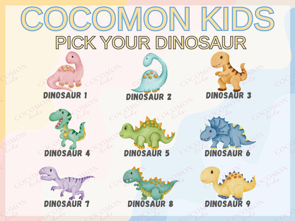 Dinosaur Personalized Name Tote Bag Kids Cute Gift Daycare Diaper Bag Library Custom Name Tote Back to School Bag for Kids Kindergarten