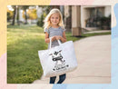Custom Name Tote Bag Kids Safari Animal Gift Daycare Diaper Bag Custom Name Tote Personalized Name Back to School Bag for Kids Kindergarten