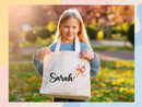Personalized Name Tote Bag Custom Name Tote Bag Custom Tote Shopper Womens Bag Customized Name Gift For Her Kids Bag School Bag For Kids