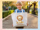 Personalized Name Tote Bag Barn Animal Gift Daycare Diaper Bag Custom Name Tote Customized Name Back to School Bag for Kids Bag Kindergarten
