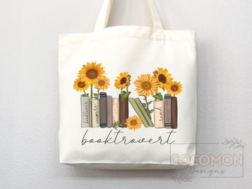 Book Lovers Tote Booktrovert Tote Bag Gift for Book Lover Bookworms Gift For Teachers Readers' Tote Shopper Library Bag School aesthetic bag