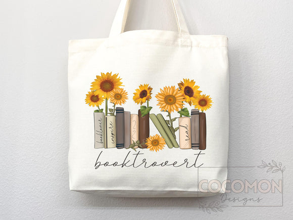 Book Lovers Tote Booktrovert Tote Bag Gift for Book Lover Bookworms Gift For Teachers Readers' Tote Shopper Library Bag School aesthetic bag