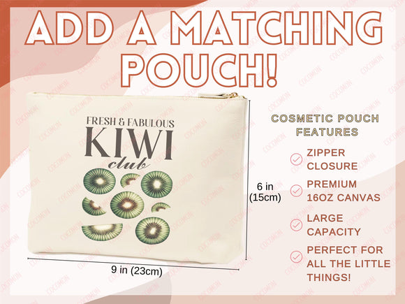 Kiwi Canvas Tote Bag Farmers Market Tote Bag Gift Tote Shopper Bag Everyday Tote Eco Friendly Bag Tote Reusable Grocery Bag Cute Summer Bag