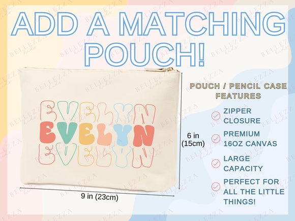 Personalized Name Tote Bag Custom Name Tote Bag Custom Tote Shopper Womens Bag Customized Name Gift For Her Kids Bag School Bag For Kids