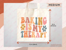 Baking Lover Canvas Tote Bag Funny Baker Gift Tote Bag Everyday Tote Eco Friendly Gift Tote Shopper Reusable Grocery Bag Cute Aesthetic Bag
