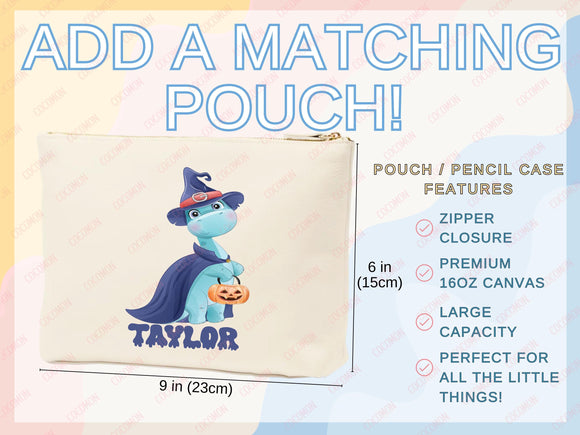 Personalized Halloween Tote Bag Custom Name Tote Kids Trick or Treat Halloween Gift Bag Goodie Bag Spooky Halloween Party Favor Gift Tote