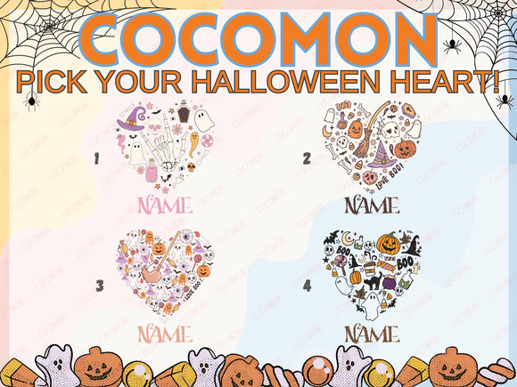 Personalized Halloween Tote Bag Custom Name Tote Kids Trick or Treat Halloween Gift Bag Goodie Bag Spooky Halloween Party Favor Gift Tote