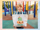Personalized Halloween Tote Bag Custom Name Tote Kids Trick or Treat Halloween Gift Bag Goodie Bag Spooky Halloween Party Favor Gift Tote