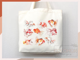 Goldfish Tote Bag — Animal Lover Gift (002)