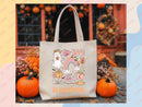 Personalized Halloween Tote Bag Custom Name Tote Kids Trick or Treat Halloween Gift Bag Goodie Bag Spooky Halloween Party Favor Gift Tote
