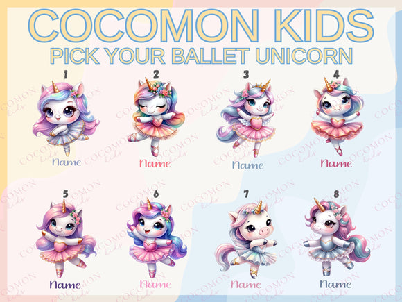 Unicorn Personalized Name Tote Bag Kids Unicorn Gift Daycare Diaper Bag Library Custom Name Tote Back to School Bag for Kids Kindergarten