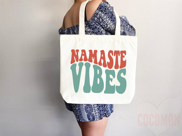 Yoga Canvas Tote Bag Fun Yoga Lover Gift for Yoga Tote Bag Everyday Tote Eco Friendly Aesthetic Tote Shopper Reusable Grocery Bag Cute Bag