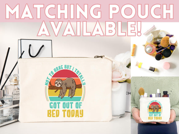 Sloth Canvas Tote Bag Funny Sloth Lover Gift Tote Bag Everyday Tote Eco Friendly Hiker Gift Tote Hiking Reusable Grocery Bag Cute Bag Animal