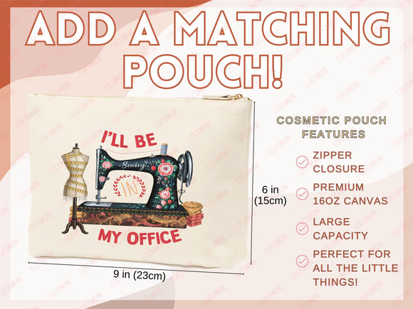 Sewing Lover Canvas Tote Bag Funny Gift Sewing Bag Knit Everyday Tote Eco Friendly Gift Tote Shopper Reusable Grocery Bag Cute Aesthetic Bag