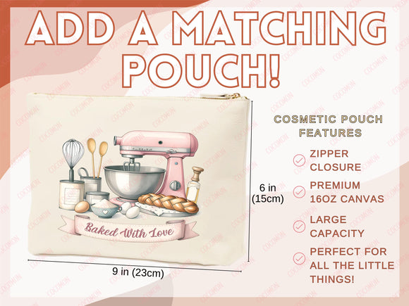 Baking Lover Canvas Tote Bag Funny Baker Gift Tote Bag Everyday Tote Eco Friendly Gift Tote Shopper Reusable Grocery Bag Cute Aesthetic Bag