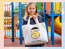 Personalized Name Tote Bag Custom Name Tote Bag Custom Tote Shopper Womens Bag Customized Name Gift For Her Kids Bag School Bag For Kids