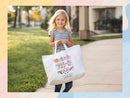 Personalized Name Tote Bag Custom Name Tote Bag Custom Tote Shopper Womens Bag Customized Name Gift For Her Kids Bag School Bag For Kids