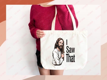 Faith Tote Bag Christian Tote Bag Gift Religious Scripture Gift Bible Verse Christian Girl Gift Church Sunday School Bag Campus Tote Shopper