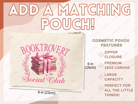 Book Lovers Tote Booktrovert Tote Bag Gift for Book Lover Bookworms Gift For Teachers Readers' Tote Shopper Library Bag School aesthetic bag