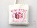 Book Lovers Tote Booktrovert Tote Bag Gift for Book Lover Bookworms Gift For Teachers Readers' Tote Shopper Library Bag School aesthetic bag