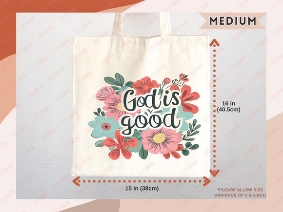 Faith Tote Bag Christian Tote Bag Gift Religious Scripture Gift Bible Verse Christian Girl Gift Church Sunday School Bag Campus Tote Shopper