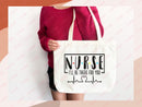 Nurse Canvas Tote Bag Nursing Bag Registered Nurse Gift for Her Women Bag Everyday Tote Eco Friendly Gift Tote Shopper Reusable Grocery Bag