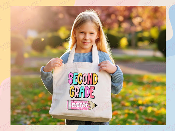 Personalized Name Tote Bag Barn Animal Gift Daycare Diaper Bag Custom Name Tote Customized Name Back to School Bag for Kids Bag Kindergarten