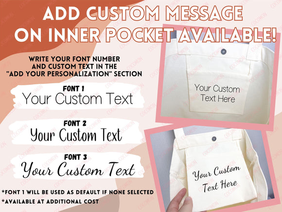 Teacher Appreciation Gift Tote Bag Canvas Custom Teacher Gift Personalized School Bag Gifted Teacher Tote Reusable Bag School Campus Bag