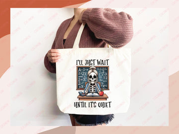 Teacher Appreciation Gift Tote Bag Canvas Custom Teacher Gift Personalized School Bag Gifted Teacher Tote Reusable Bag School Campus Bag